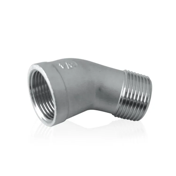 Potrubie z nehrdzavejúcej ocele 45 stupňové ulice